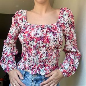 ASTR the label floral Top
